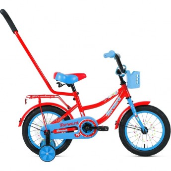 Велосипед FORWARD FUNKY 14 (2020) красный/голубой Велосипед FORWARD FUNKY 14 (2020) красный/голубой