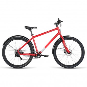 Велосипед FORWARD SPIKE 29 D 29", рама 18", красный/белый, 2023 Велосипед FORWARD SPIKE 29 D 29", рама 18", красный/белый, 2023