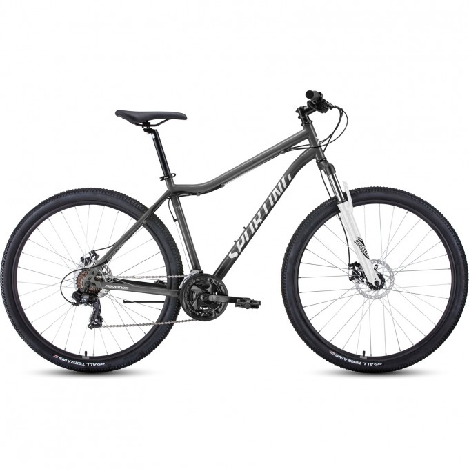 Велосипед FORWARD SPORTING 29 2.0 D (2022) черный/белый с рамой 19" 94946 CHERNYII/BELYII 19