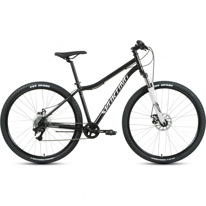 Велосипед FORWARD SPORTING 29 2.2 D (2022) черный/белый с рамой 19" RBK22FW29932